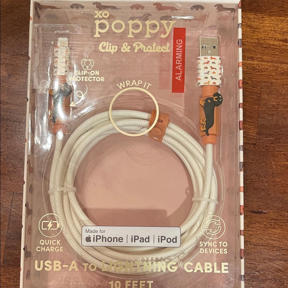 USB-A to Lightning Cable - Cream